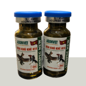 LINSPEC NEW HEN KHO KHE H15 Asunvet 10ml hỗ trợ hen khò khè hô hấp cho gà