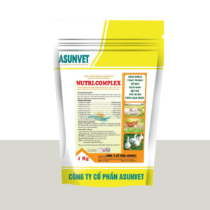 NUTRI COMPLEX Asunvet bột hòa tan kích thích tăng trọng vô béo kích màu đẹp mã cho vật nuôi 1kg