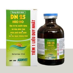 DN 25 HEO HO Asunvet – Dung Dịch Tiêm Đặc Trị Ho Suyễn Nặng & Viêm Phổi Dính Sườn