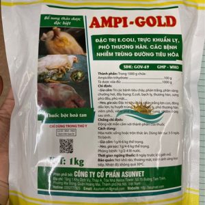 AMPI GOLD Asunvet – Kháng sinh thú y hỗ trợ kiểm soát vi khuẩn cho gia cầm, heo, gia súc