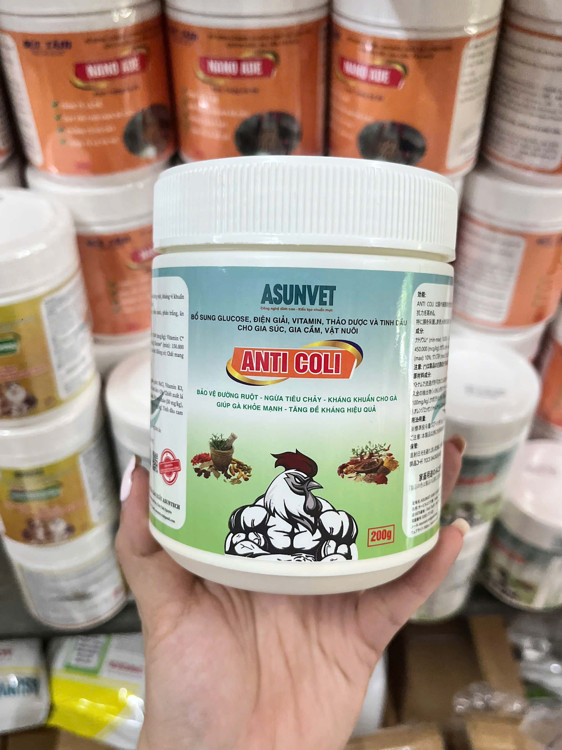 Anti Coli ASUNVET - Bổ sung dinh dưỡng, hỗ trợ đường ruột và tăng đề kháng cho gia súc, gia cầm - Image 5