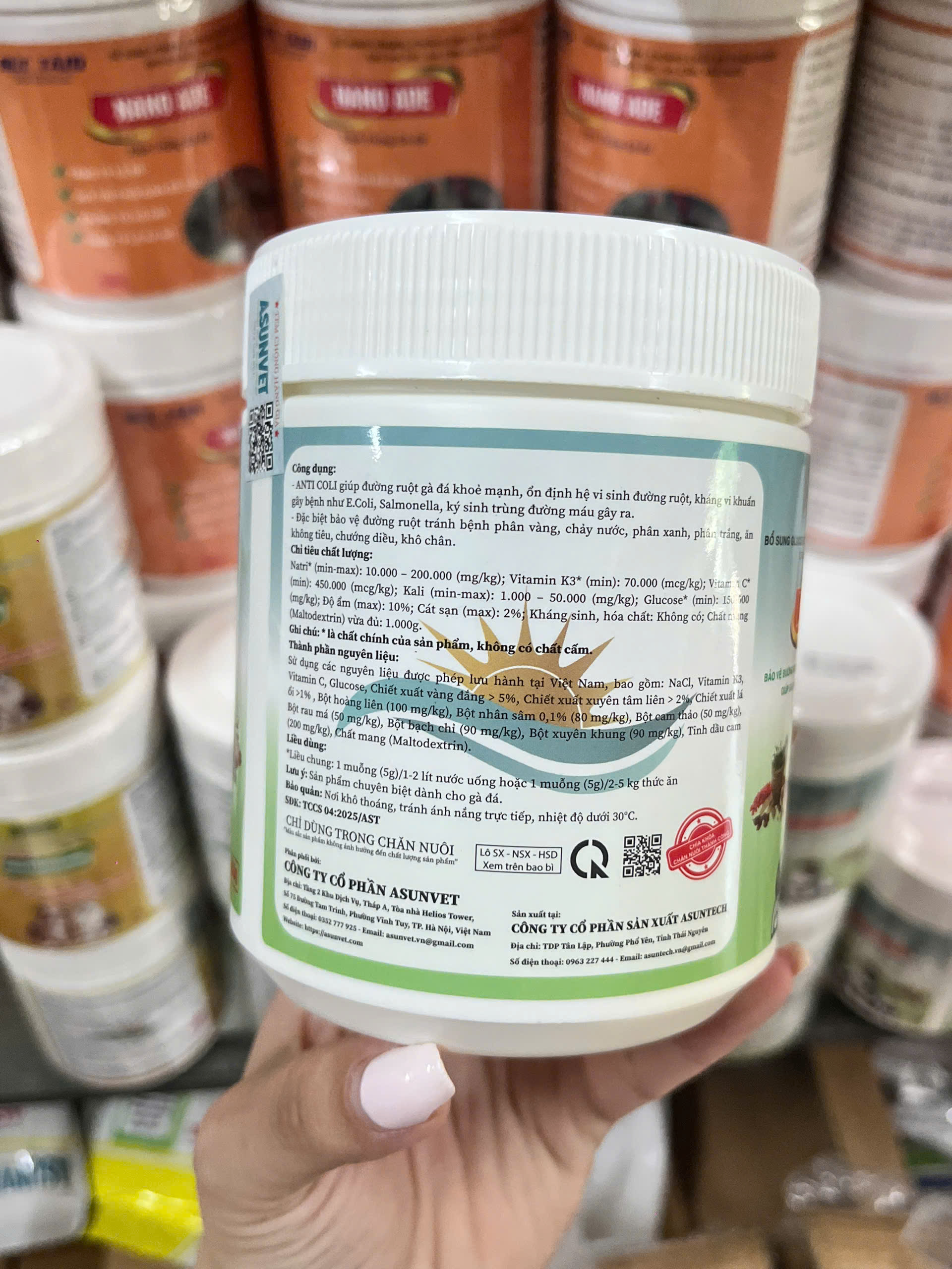 Anti Coli ASUNVET - Bổ sung dinh dưỡng, hỗ trợ đường ruột và tăng đề kháng cho gia súc, gia cầm - Image 7