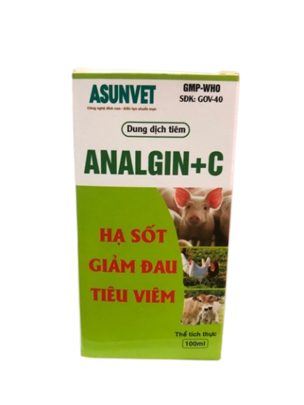 ANAGIL +C Asunvet – Hỗ trợ hạ sốt, giảm viêm và tăng sức đề kháng cho vật nuôi