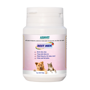 BEST MEN  Asunvet – Men tiêu hóa hỗ trợ đường ruột, tăng hấp thu cho chó mèo
