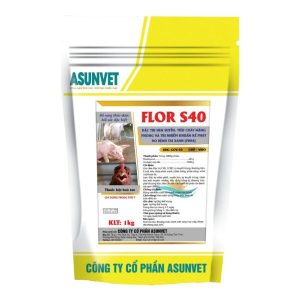FLOR S40 Asunvet – Kháng sinh thú y hỗ trợ kiểm soát vi khuẩn cho vật nuôi