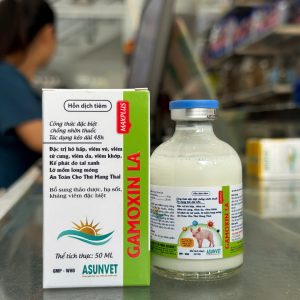 GAMOXIN LA MAXPLUS Asunvet – Kháng sinh thú y hỗ trợ kiểm soát vi khuẩn cho vật nuôi