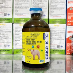 GLUCO K-C MAXPLUS Asunvet – Điện giải vitamin hỗ trợ bù nước, giảm stress cho vật nuôi