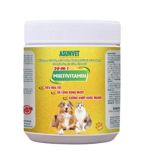 MULTI VITAMIN PET Asunvet – Bổ sung vitamin tổng hợp cho chó mèo, hỗ trợ tăng đề kháng - Image 6
