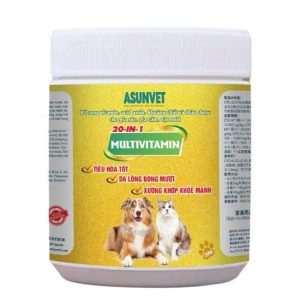 MULTI VITAMIN PET Asunvet – Bổ sung vitamin tổng hợp cho chó mèo, hỗ trợ tăng đề kháng