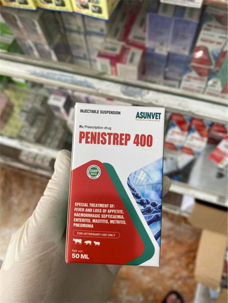 PENISTREP 400 Asunvet – Kháng sinh thú y hỗ trợ kiểm soát vi khuẩn cho vật nuôi - Image 3