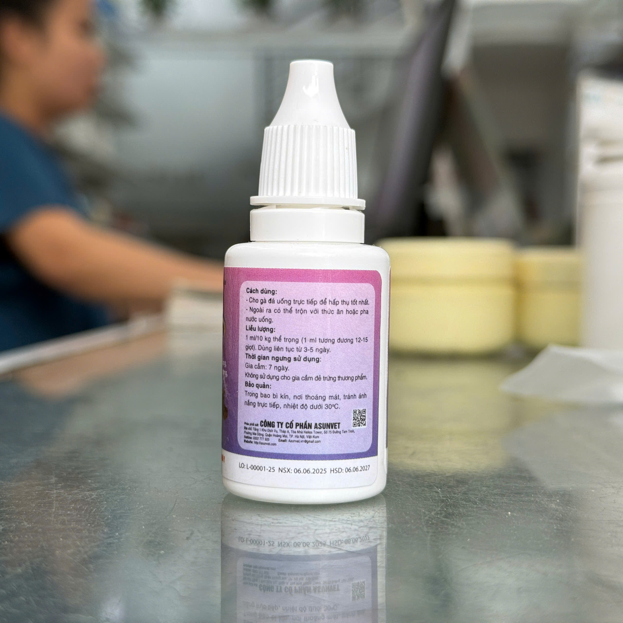 SULFA GOLD ORAL TÍM Asunvet – Hỗ trợ kiểm soát vi khuẩn, cải thiện tiêu hóa cho gà - Image 8